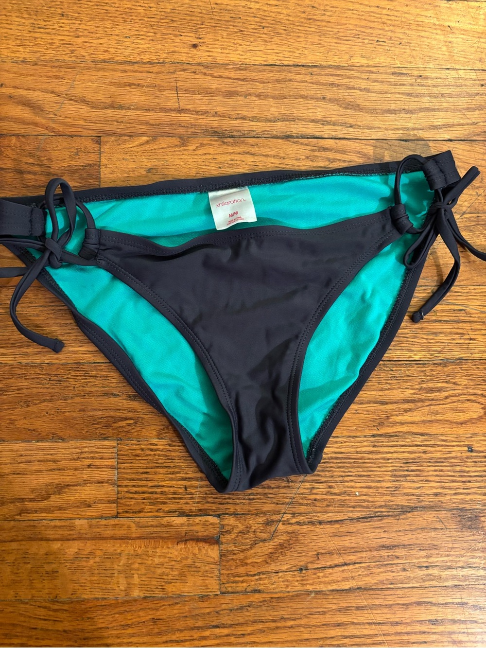Xhilaration Women’s Solid Tie-Side Bikini Swim Bottom dark green Size M